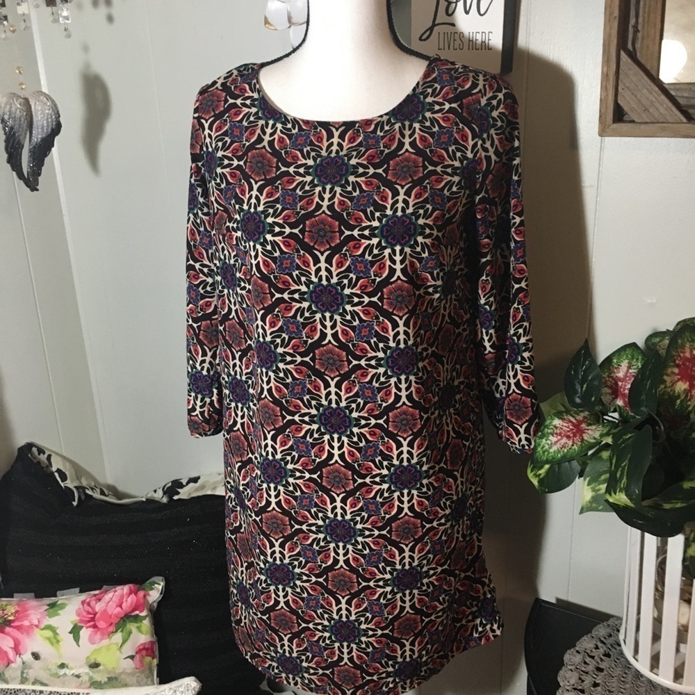 Old Navy exposed zipper back dress